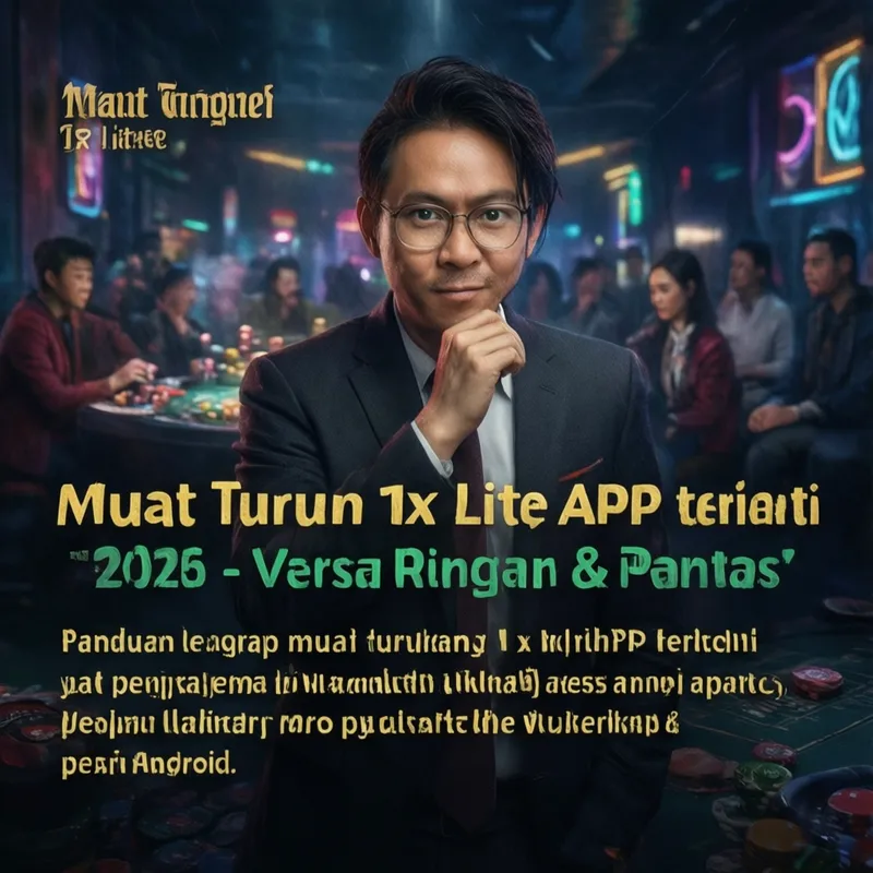 Antara muka aplikasi 1x lite APK versi terkini 2026 untuk Android Malaysia